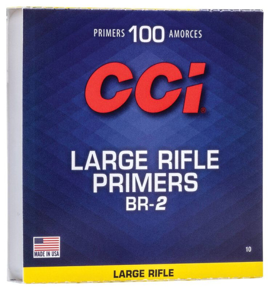 CCI ZÜNDER BR2 LARGE RIFLE, VPE: 1000STÜCK, #10EU