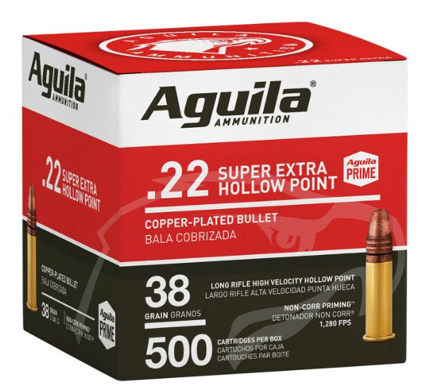 AGUILA .22LR HV 38GR HP, VPE: 500STÜCK, #1B221118