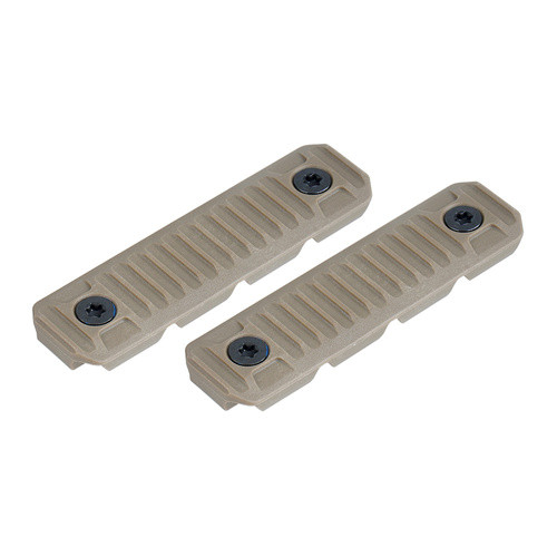 STRIKE INDUSTRIES AR CABLE MANAGEMENT RAIL COVERS - LONG FDE (2PC/SET), #SIARCMCOVERLFDE