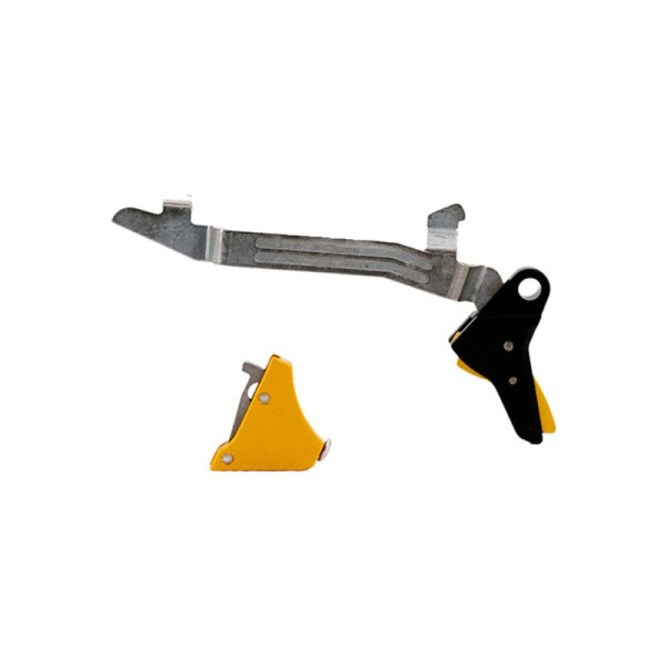TIMNEY ABZUG FÜR ALPHA GLOCK GEN5, ABZG-GEW. CA. 1360GR, GERADER ABZUG - TIMNEY GOLD, #ALPHAGLOCK5GO