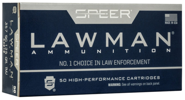 SPEER LAWMAN .357 SIG 125GR TMJ, VPE: 50STÜCK, #53919