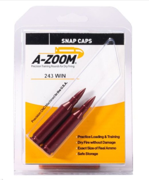 A-ZOOM PUFFERPATRONE .243WIN, VPE:2STÜCK, #12223