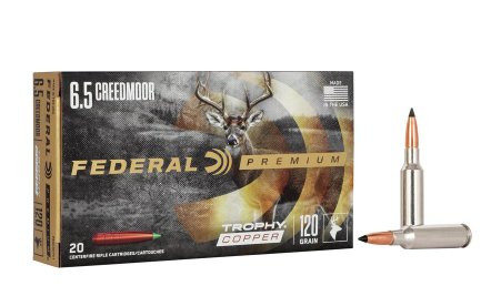 FEDERAL PREMIUM 6,5 CREEDMOOR 120GR TROPHY COPPER, VPE: 20STÜCK, #P65CRDTC1