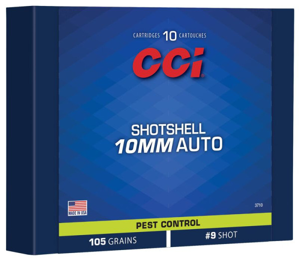 CCI SHOTSHELL 10MM AUTO 105GR SHOTSIZE #9, VPE:10 STÜCK, #3710