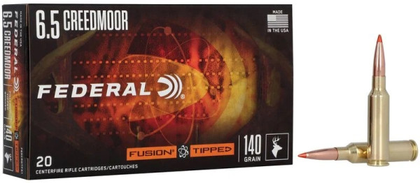 FEDERAL TIPPED FUSION 6,5MM CREEDMOOR 140GR, VPE:20STÜCK, #F65CRDTFS1
