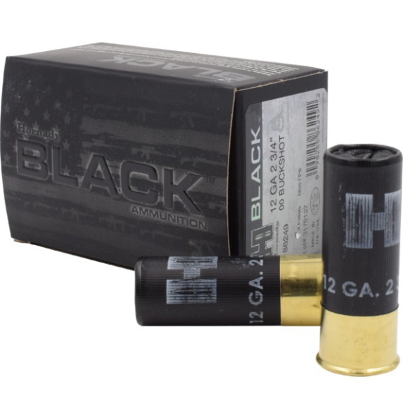 HORNADY BLACK 12/70 00 BUCKSHOT VPE: 10STÜCK #86249