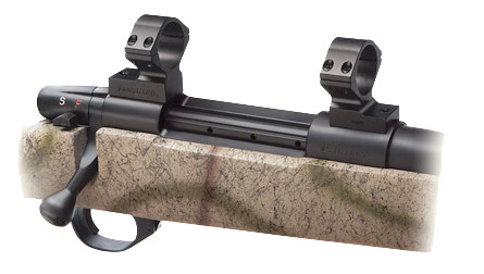 WEATHERBY 1-PC SCOPE MOUNT MARK V MAG ACTION 9-LUG 30MM MEDIUM MATTE BLACK, #W740705