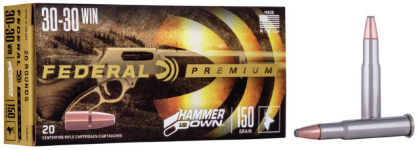FEDERAL HAMMER DOWN .30-30 WIN 150GR, VPE: 20STÜCK #LG30301