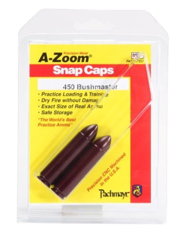 A-ZOOM PUFFERPATRONEN ALUMINIUM ELOXIERT .450 BUSHMASTER, VPE:2STÜCK, #12303