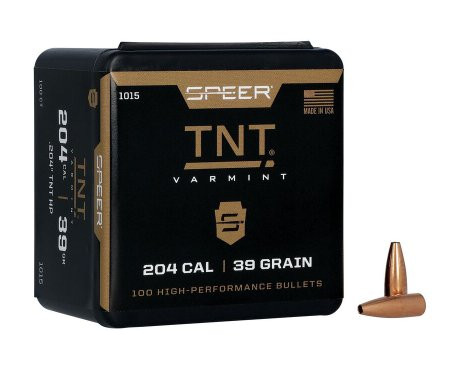 SPEER TNT 204/.204 39GR HP, VPE: 100STÜCK, #1015
