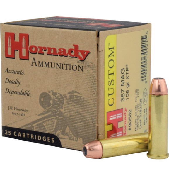 HORNADY CUSTOM .357 MAG 158GR XTP VPE: 25STÜCK, #90562