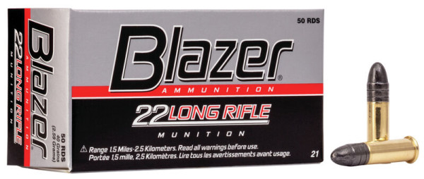CCI BLAZER .22LR 40GR LRN HV 500STÜCK, #0021EU