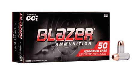 CCI BLAZER .40 S&W 165GR TMJ, VPE: 50STÜCK, #3589