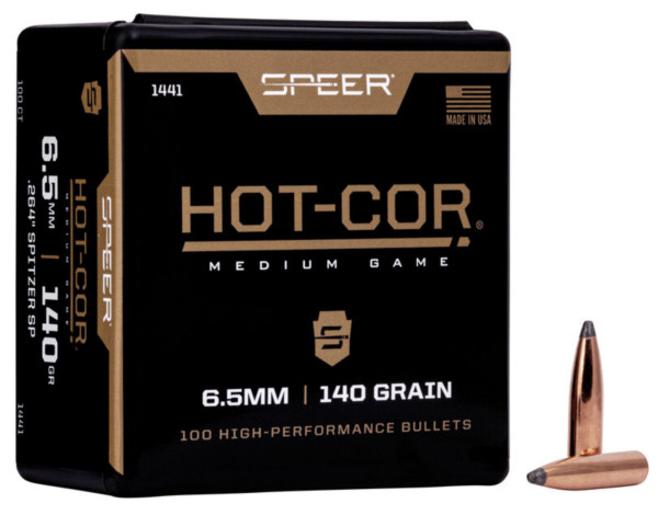 SPEER HOT-COR 6,5MM/.264 140GR SP, VPE: 100STÜCK, #1441