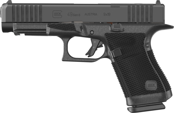 GLOCK PISTOLE G49 GEN6/OR/FS CROSSOVER 9MM LUGER 4,5"/11,4CM VERSTELLBARE VISIERUNG/2KG STEUERFEDER