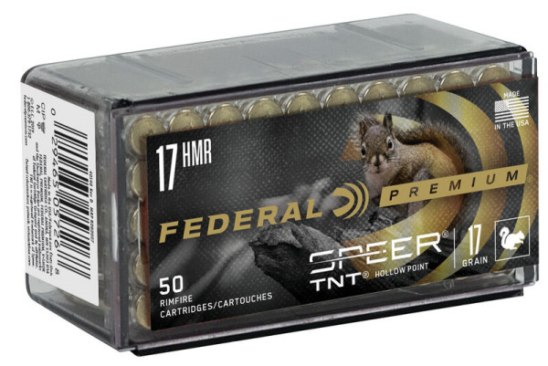 FEDERAL PREMIUM .17HMR 17GR SPEER TNT VPE: 50STÜCK #P770
