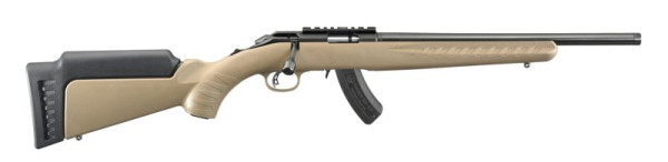 RUGER AMERICAN® RIMFIRE .17 HMR 16"/41CM FLAT DARK EARTH 1/2"-28, #08371