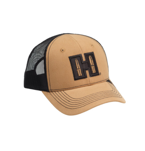 HORNADY SCHILDMÜTZE BRAUN/SCHWARZ "H", #99264