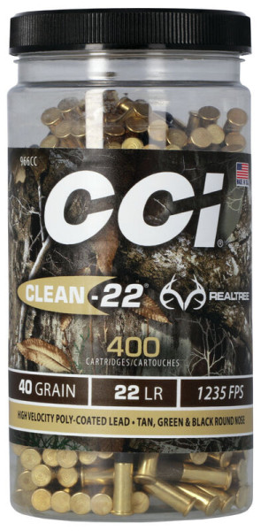 CCI CLEAN-22, .22LR HV TARGET REALTREE 40GR LRN VPE: 400STÜCK, #00966CC