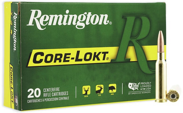 REMINGTON CORE-LOKT R65CR1 6,5MM CREED- MOOR 140GR PSPCL, VPE:20STÜCK, #27657