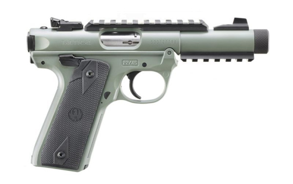 RUGER PISTOLE MARK IV 22/45 TACTICAL .22 LR 4,4"/11,18CM ELITE JUNGLE CERAKOTE 1/2"-28, #40189