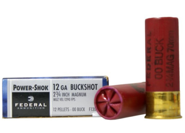 FEDERAL SCHROTPATRONEN 12/70 2-3/4_12PLTS-8,38MM, VPE:5STÜCK, #F13000