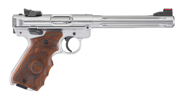 RUGER PISTOLE MARK IV HUNTER .22 LR 6,9"/17,48CM SATINIERTER EDELSTAHL, #40160