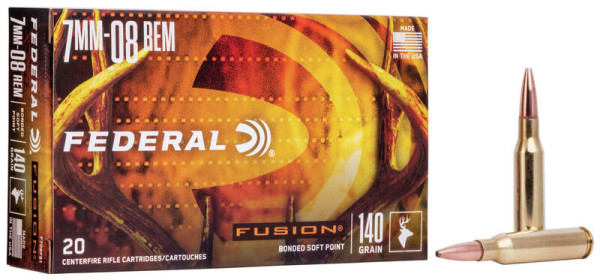 FEDERAL FUSION 7MM-08 REM 140GR FUSION, VPE: 20STÜCK, #F708FS1