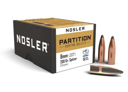 NOSLER PARTITION 8MM/.323 200GR SP, VPE:50STÜCK, #35277