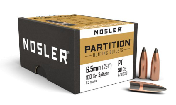 NOSLER PARTITION 6,5MM/.264 100GR SP, VPE:50STÜCK, #16319