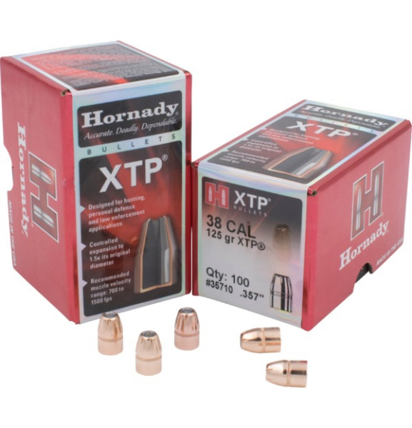 HORNADY .38/.357 158GR XTP, VPE: 100STÜCK, #35750